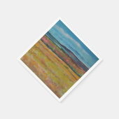 Serviette En Papier Rive côtière des dunes de sable | Serviettes (Coin)