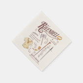 Serviette En Papier RIVENDELL™ Collage graphique aquarelle (Coin)