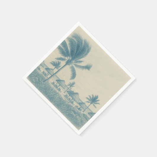 Serviette En Papier Riviera Paper Napkin (Coin)