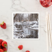 Serviette En Papier Rivière des neiges (En situation)