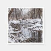 Serviette En Papier Rivière des neiges (Devant)
