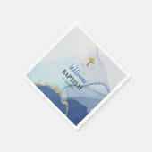 Serviette En Papier Rivières de l'eau vive Baptême chrétien orthodoxe (Coin)