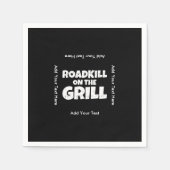 Serviette En Papier Roadkill on the Grill - Funny BBBQ Party (Devant)