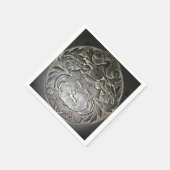 Serviette En Papier Roane Manteau d'armoiries Cocktail Napkin (Coin)