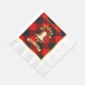 Serviette En Papier Rob Roy MacGregor Noël Tartan personnalisé (Coin)