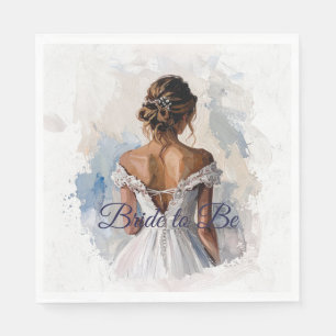 Serviette En Papier Robe de mariée de future mariée