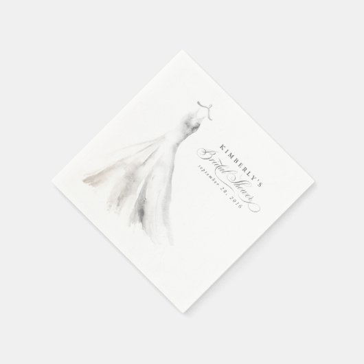 Serviette En Papier Robe mariage Dreamy Elegant Boho (Coin)