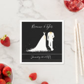 Serviette En Papier Robe & Tux - Cocktail Napkin (En situation)