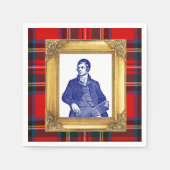 Serviette En Papier Robert Burns Royal Stewart Plaid Cocktail (Devant)