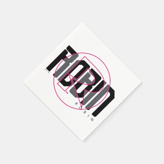 Serviette En Papier Robin Hi-Tech Nom Graphique (Coin)