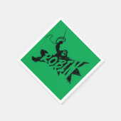 Serviette En Papier Robin Ink Nom de la brosse (Coin)