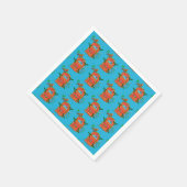 Serviette En Papier Robin sur boîte postale (Coin)