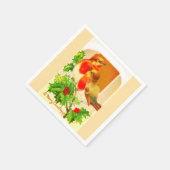 Serviette En Papier Robins des festivals (Coin)