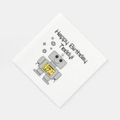Serviette En Papier "Robot" (Coin)