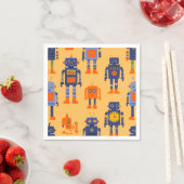 Serviette En Papier robot unique et amusant. (En situation)