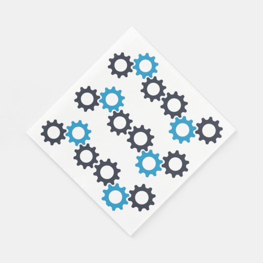 Serviette En Papier Robots et engrenages Thème Anniversaire serviettes (Coin)