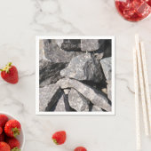 Serviette En Papier Roche de granit perdu (En situation)