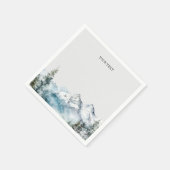 Serviette En Papier Roche rustique (Coin)