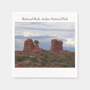Serviette En Papier Rocher équilibrée, Parc national des Arches