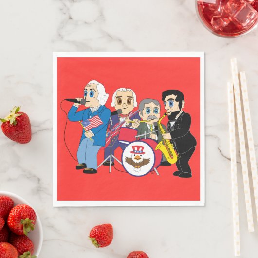 Serviette En Papier Rocher monumentale (En situation)