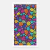 Serviette En Papier Roches colorées Abstraites (Devant)