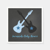 Serviette En Papier Rock a Bye Rockstar Rock Star Napkins (Devant)