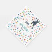 Serviette En Papier Rock Escalade mignonne Anniversaire de enfant Part (Coin)