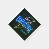 Serviette En Papier Rock Lightning Bolt 2 (Coin)