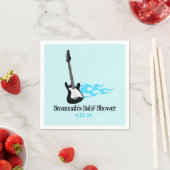 Serviette En Papier Rock Star Baby Custom Party Napkin (En situation)