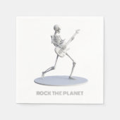 Serviette En Papier Rock The Planet (Devant)