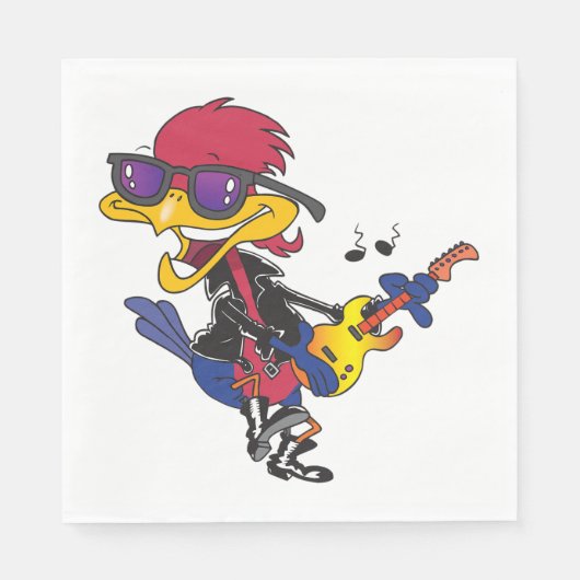 Serviette En Papier Rocker Bird (Devant)
