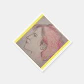 Serviette En Papier Rocker Girl (Coin)