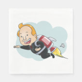 Serviette En Papier Rocket Man (Devant)