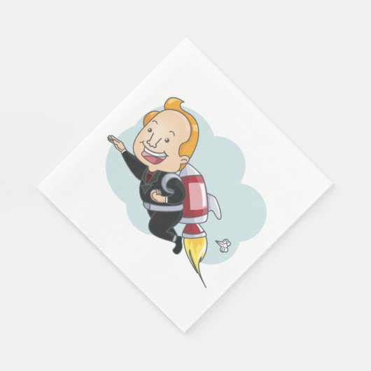 Serviette En Papier Rocket Man (Coin)