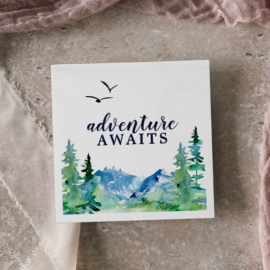 Serviette En Papier Rocky Mountain Adventure Attend le Baby shower
