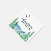 Serviette En Papier Rocky Mountain Adventure Attend le Baby shower (Coin)