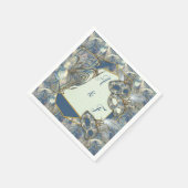 Serviette En Papier Rococo Rich avec Gold Relief & Masques (Coin)