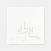 Serviette En Papier Rococo Soft Renaissance Coquette Party (Devant)