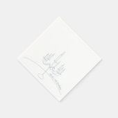 Serviette En Papier Rococo Soft Renaissance Coquette Party (Coin)