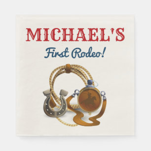 Serviette En Papier Rodeo Cowboy fête d'anniversaire Napkins