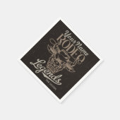 Serviette En Papier Rodéo personnalisé Old West Steer Roping Légendes (Coin)