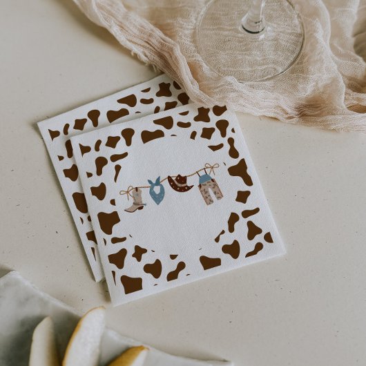 Serviette En Papier Rodeo Western Cowboy Baby shower