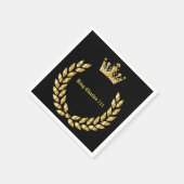 Serviette En Papier Roi Charles 111 Couronne royale (Coin)