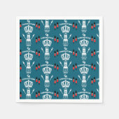 Serviette En Papier Roi Charles III Coronation Street (Devant)