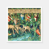 Serviette En Papier Roi médiéval Arthur William Morris (Devant)