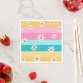 Serviette En Papier Roller skate Retro Rainbow fête d'anniversaire (En situation)