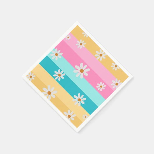 Serviette En Papier Roller skate Retro Rainbow fête d'anniversaire (Coin)