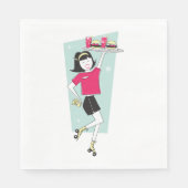 Serviette En Papier Roller Skates (Devant)
