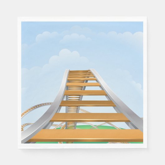 Serviette En Papier Rollercoaster (Devant)