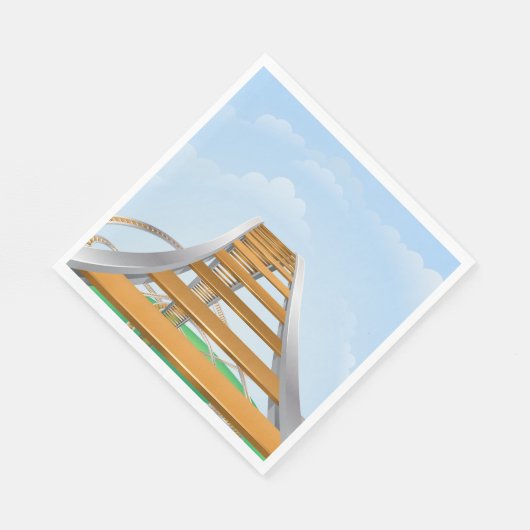 Serviette En Papier Rollercoaster (Coin)